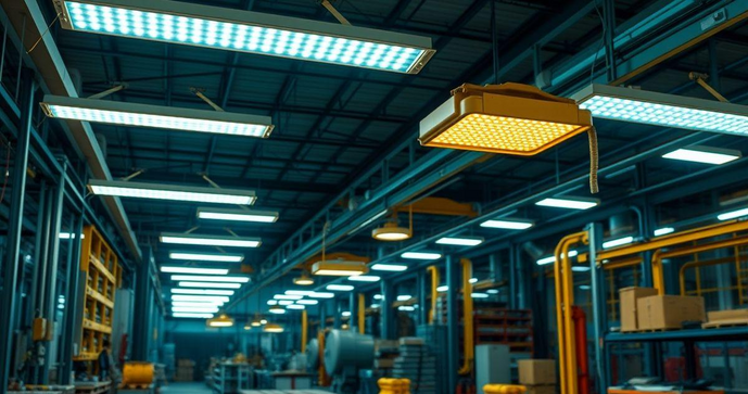 Iluminação LED industrial preço acessível para otimizar sua produção